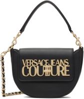 V E R S A C E  JEANS COUTURE
Black Logo Lock  croosbody ได้ 
size 8”x6”