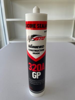 ซิลิโคนยาแนว GTO 320A GP สีขาว / สีดำ (Silicone Sealant)