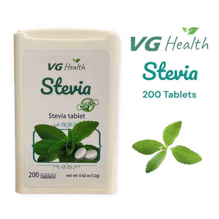 VG Health, Stevia Tablets, 200's Natural Zero Calorie Sweetener