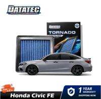 [New] กรองอากาศ All New Honda Civic FE  ปี 2022 DATATEC TORNADO AIR FILTER