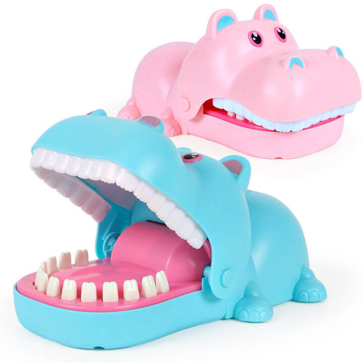 Teeker Cute Hippo Dentist Game Funny Shark Biting Finger Toys for Kids ...