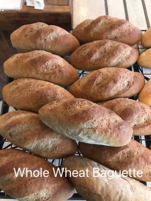Whole wheat baguette 100g (weight before baking rolls set of 8 PCs) European homemade bakery