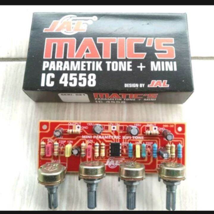 kit Rangkaian modul tone control mono IC 4558 | Lazada Indonesia