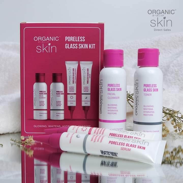 Organic Skin Japan Poreless Glass Skin 4 in 1 kit | Lazada PH