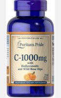 Vitamin C-1000 mg with Bioflavonoids and Rose Hips250  เม็ด Puritans Pride