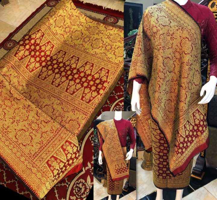 Songket Palembang Lepus Halus Bagus Dan Cantik - Bahan Songket Tenun ...