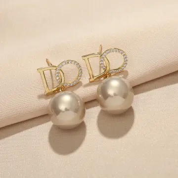 Bông tai ngọc trai hiệu Dior cao cấp  Loan Ruby Store