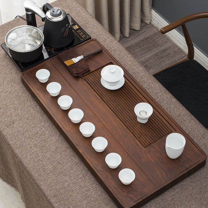 Tea Tray Solid Wood Household Whole Ebony Rosewood Tea Table Simple ...