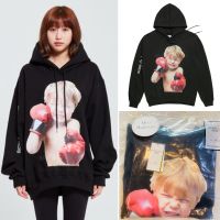 แท้?% ADLV BABY FACE HOODIE BLACK BOXING?