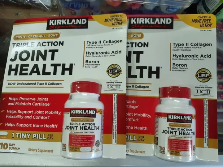 Kirkland Triple Action Joint Health 110 Tablets UC2 Joints,Cartilage