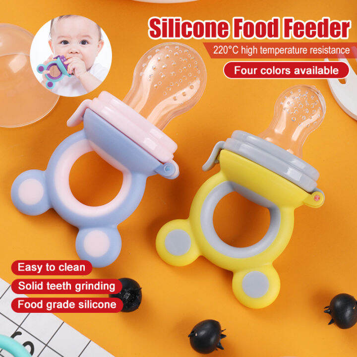 Baby Fruit Feeder Pacifier Fresh Food Fruit Feeder Nipple Feeder Safety
