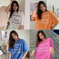 ??(พร้อมส่ง)??เสื้อยืดทรงOversize No.345