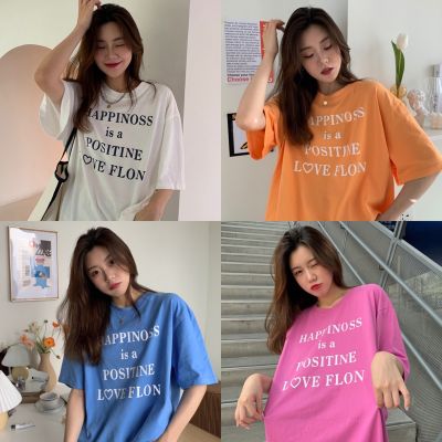 🔥🔥(พร้อมส่ง)🔥🔥เสื้อยืดทรงOversize No.345