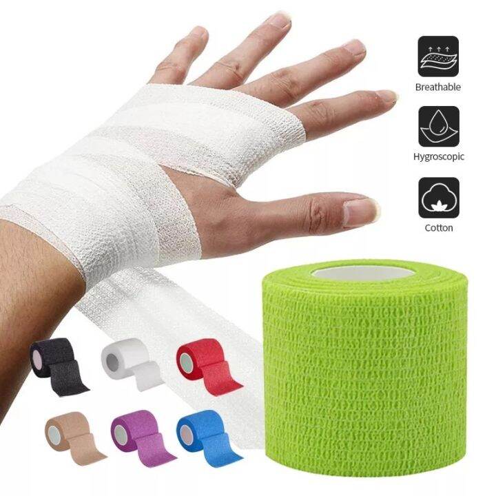 1x self adhesive bandage tape / sports athletic pre pro post wrap