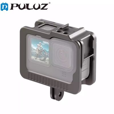 PULUZ Cage For GoPro HERO 11 10 9 Black Metal Frame Mount Protective Case Shell Cover &amp; Buckle Basic Adapter &amp; Screw Accessories