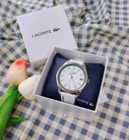 LACOSTE: LC2011050 Men’s Watch (White/ Blue): สินค้าแท้พร้อมกล่อง รับประกันตัวเครื่องและถ่าน 6 เดือ