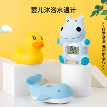 Bath Water Thermometer Bathroom Infant Baby Toy Rubber Duck for Children  Shower Temperature Gauge