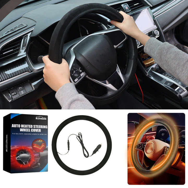 Car Heated Steering Wheel Cover Non-slip Quick Heating Steering