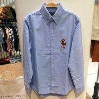 Polo Ralph Lauren riding bear logo oxford shirt custom regular fit button down