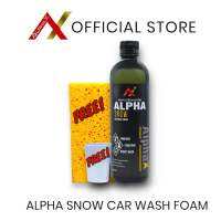 Alpha Snow ล้างรถ เงาตาแตก โฟมล้างรถ แชมพูล้างรถ สลายคราบ เคลือบสี