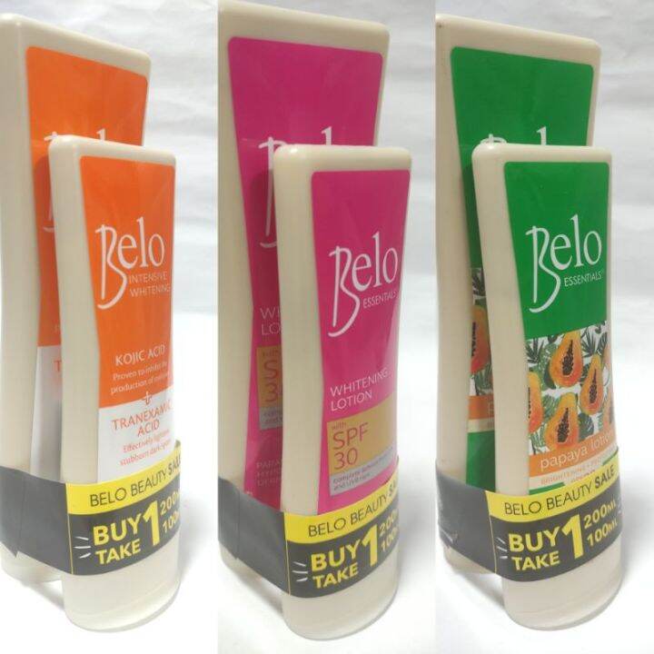 Belo intensive whitening body lotion.200ml+free 100ml Lazada PH