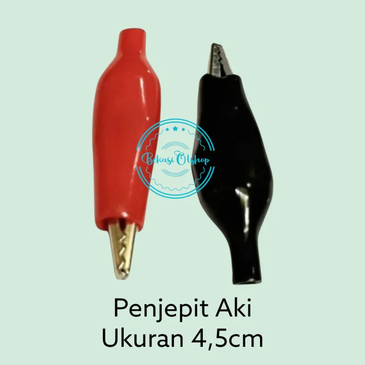 Penjepit Aki Buaya Ukuran 45mm - Jepitan Kabel Listrik Elektro DC