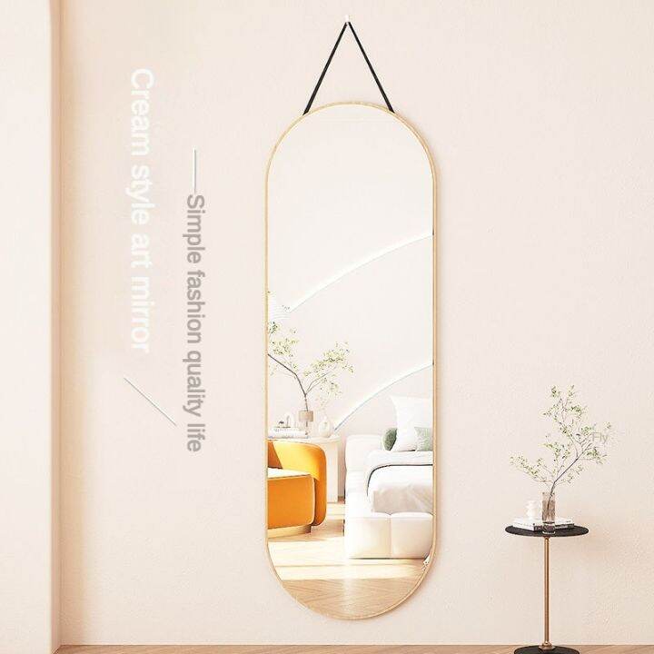 Hanging big aesthetic full length mirror whole body wall mirror full