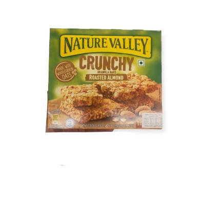 Nature Valley Crunchy Roasted Almond ธัญพืช อบกรอบ และอัลมอนด์ อบ เนเจอร์ วัลเล่ย์ 210g