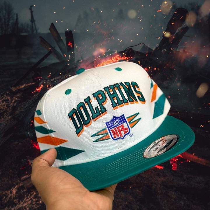 Vintage Miami Dolphins Black Snapback Hat