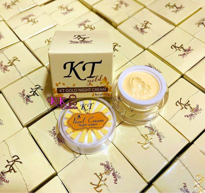 แพ็ค-2-ชิ้น-ครีม-kt-gold-night-cream-แพคเกจใหม่-1-กล่อง