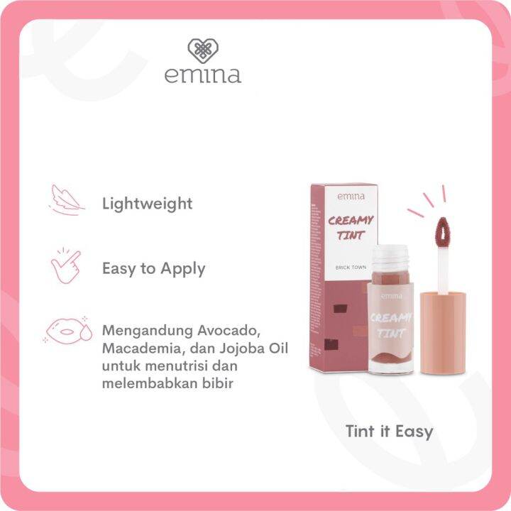 Emina Creamytint 3.5 gr Lip Tint Lazada Indonesia