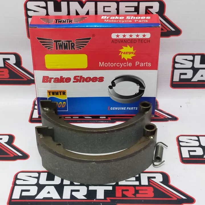 Kampas Rem Belakang Nozomi Tromol 18cm Sparepart Motor Roda Tiga