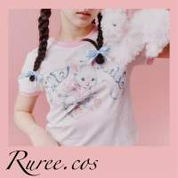 [พร้อมส่ง/ของแท้] VintageLoverClub - Bunny Crop Tshirt