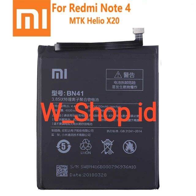 batre redmi note 4 mediatek