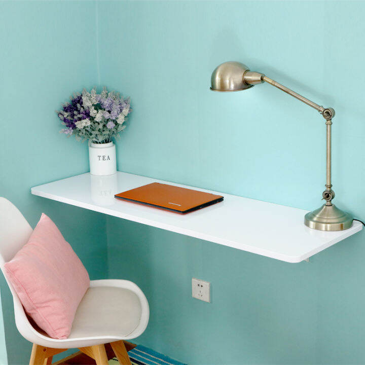 PunchFree Folding Wall Hanging Table White Paint Kitchen Partition