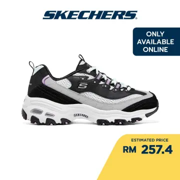 Skechers Women D'Lites 1.0  Black/Purple Shoes – Skechers Malaysia Online  Store