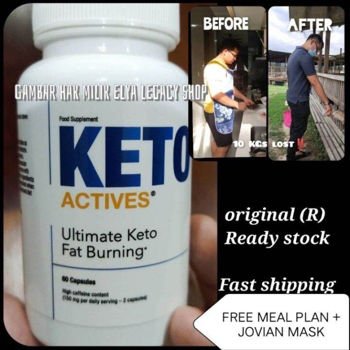 KETO ACTIVES ORIGINAL (READY STOCK) ‼️ FAT BURNING PILL, SUPPLEMENT