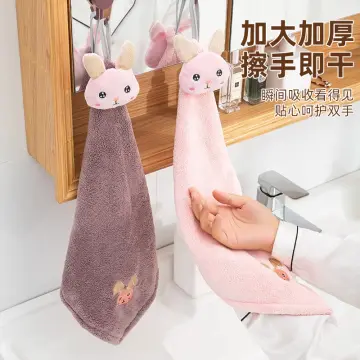 Hanging Hand Towel Cute Children's Hand Towel Dry Handkerchief Super  Absorbent Kitchen Wiper Cloth