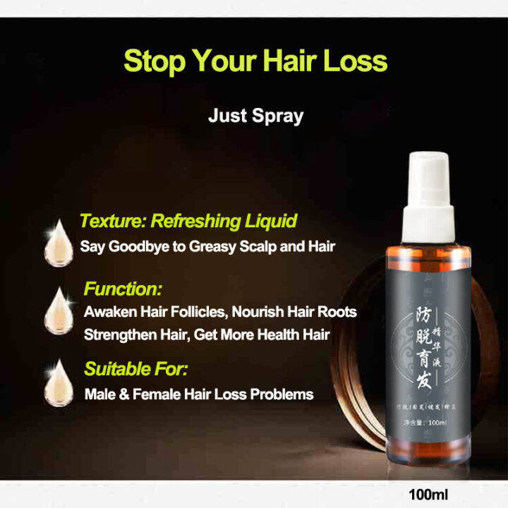 Hair Tonic Fast Hair Growth Serum Spray Serum Oil AntiHair Fall