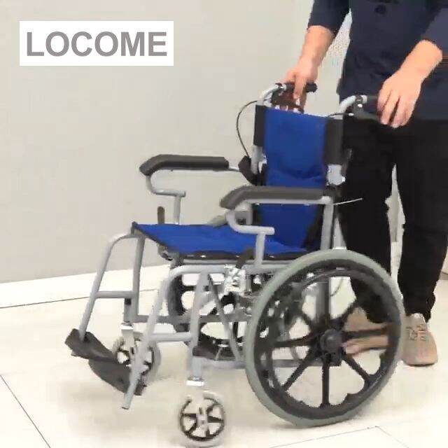 Foldable wheelchair wheel chair for senior, portable light wheelchair