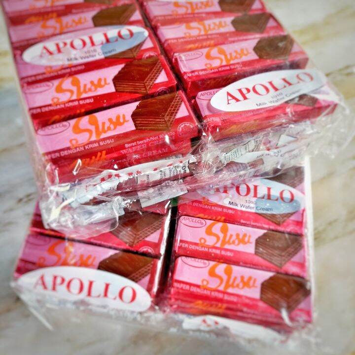 WAFER APOLLO susu Malaysya | Lazada Indonesia