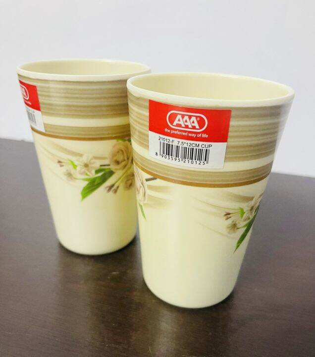 Melamine Drinking cups 220ml 2pcs Lazada PH