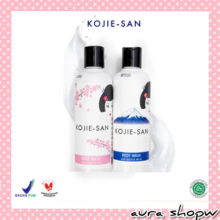 (COD) KOJIE SAN WHITENING BODY LOTION WITH KOJIC ACID & GOATS MILK