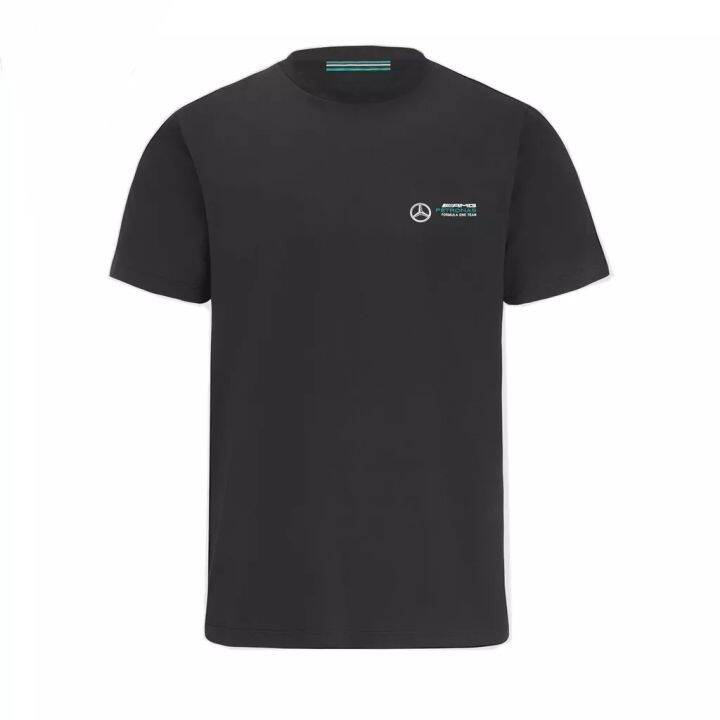 Mercedes AMG PETRONAS Formula One Team Small Logo T-Shirt - Black Baju ...