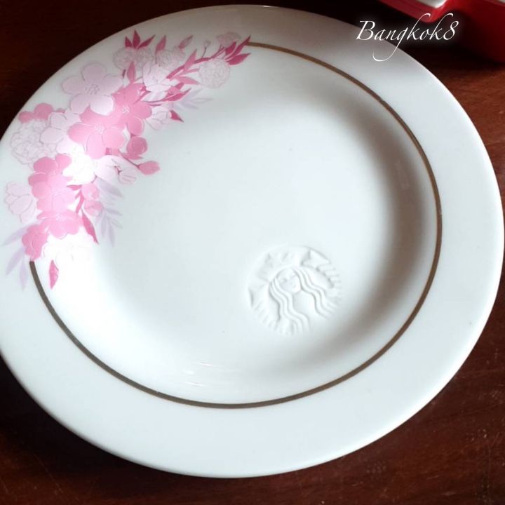 Starbucks Plate Blossom Ping แท้💯