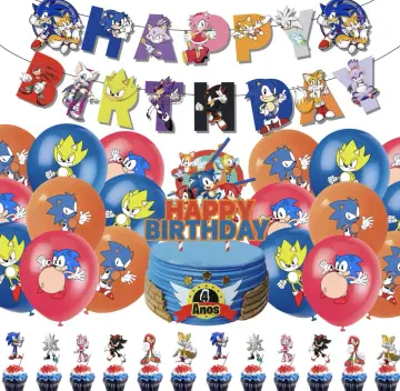 Sonic Cake Topper Sonic Topper Sonic Party Decor Gamer Birthday 