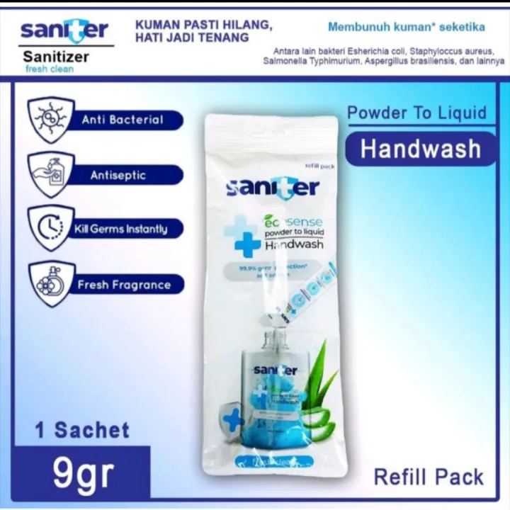 Saniter Handwash Powder/sabun Cuci Tangan Desinfektan | Lazada Indonesia