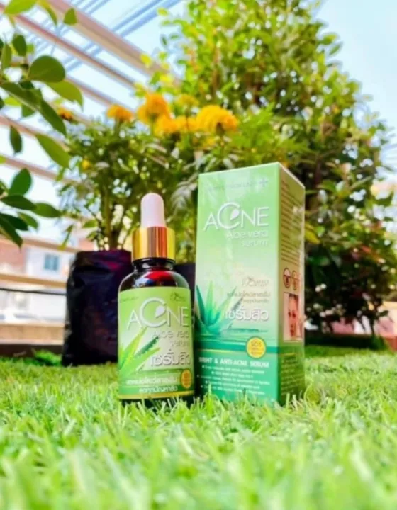 เซรั่มระเบิดสิว Acne aloe vera Serum 40ml. Lazada.co.th