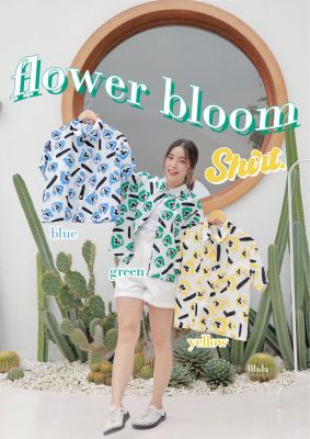 💐Flower Bloom Shirt มี 2ไซส์ (อก40”, อก44”)