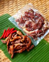 หมูแดดเดียว สูตรเด็ดโบราณ โครตอร่อย  ทำสดใหม่ ทุกวัน แพ็ค  500 กรัม สุดคุ้ม